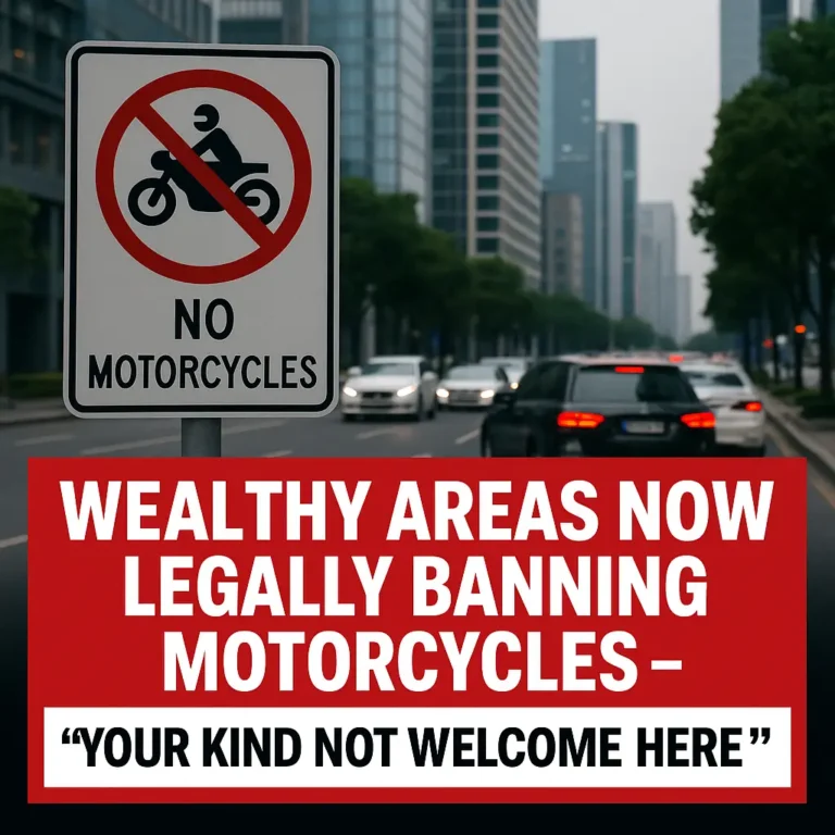 Wealthy Areas Now Legally Banning Motorcycles – “Your Kind Not Welcome Here”