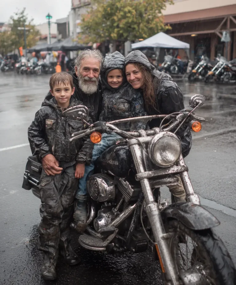 The Old Biker Rode Through Flood to Save My Family While I Always Hated Him