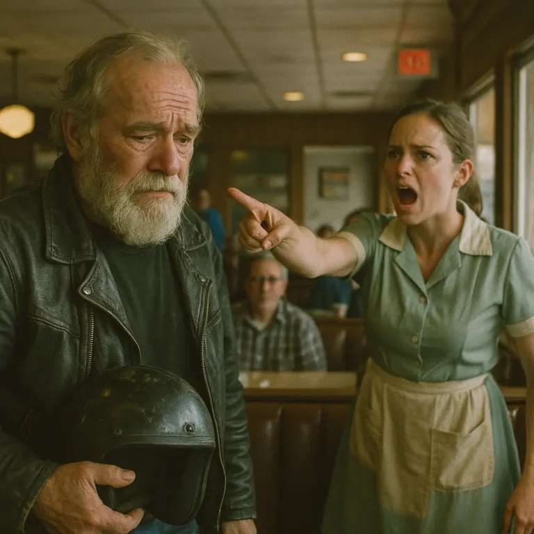 The Waitress Refused to Serve My Cancer Patient Father Because He Wore a Motorcycle Jacket