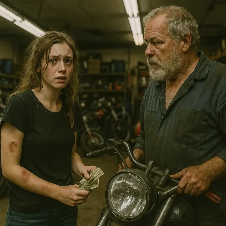The Teenage Girl With Bruises Asked Me To Hide Her Motorcycle Damage