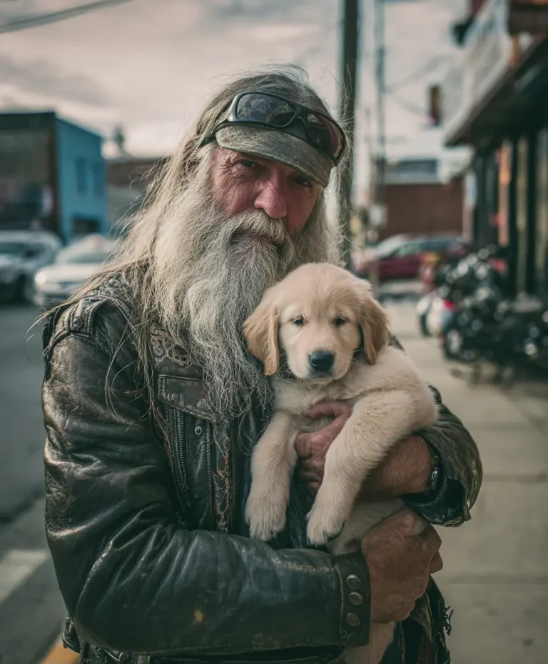 The Old Biker Who Trained Service Dogs for Veterans When No One Else Would