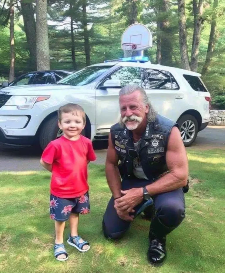 My Son Begged Me To Take A Picture With That “Scary Biker Man”